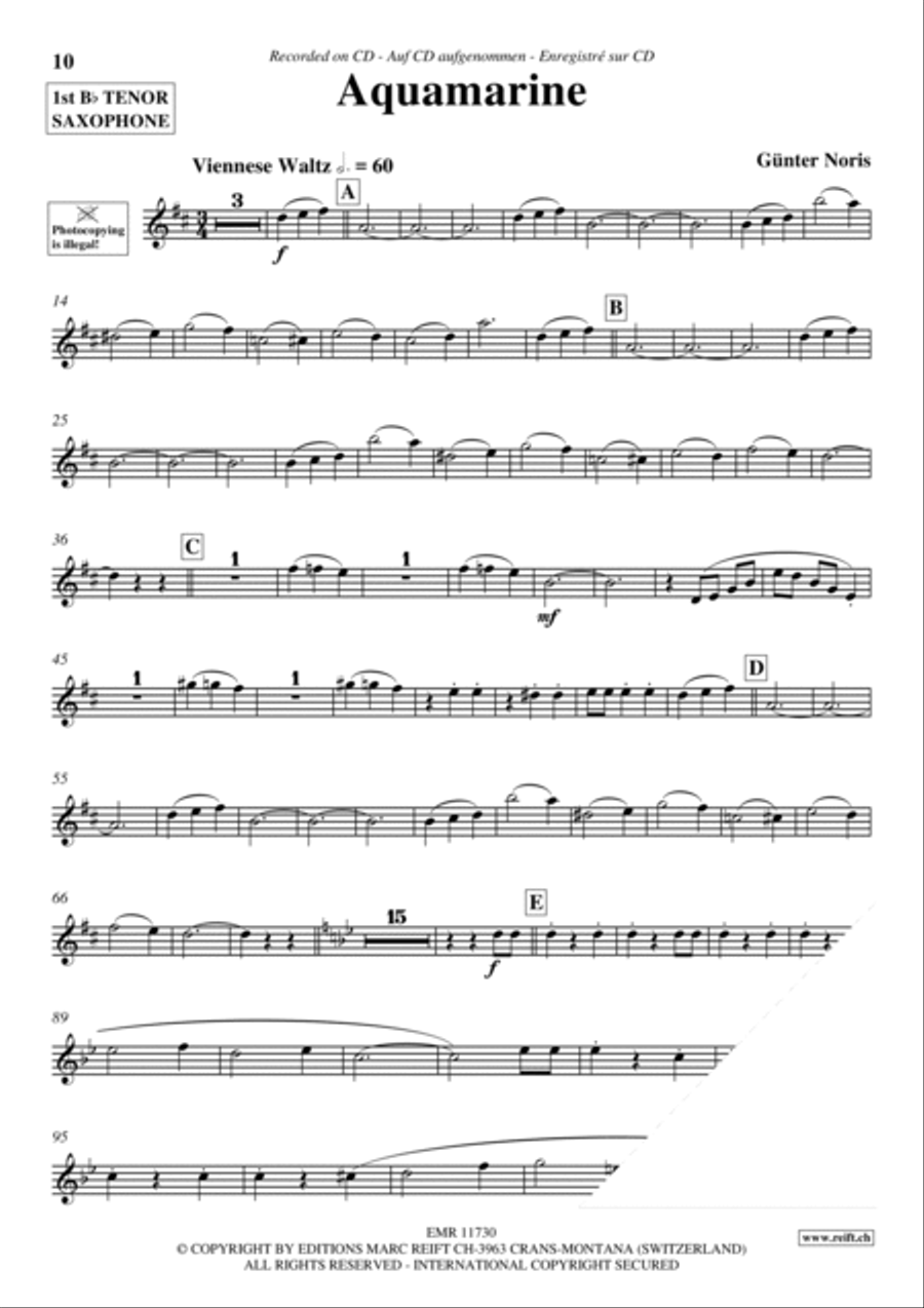 Play The 1st Tenor Sax With The Ballroom Dance Orchestra Vol. 1 Tenor Saxophone scores gallery preview page 8