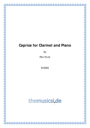 Caprice for Clarinet and Piano