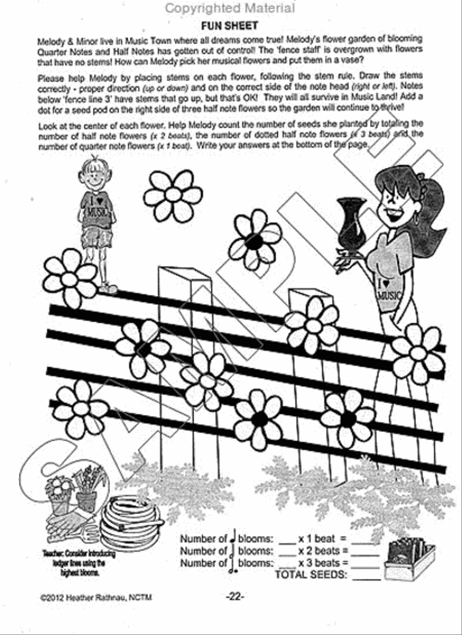 Theory Time Medallion Series - Bronze Level Workbook Piano Method scores gallery preview page 2