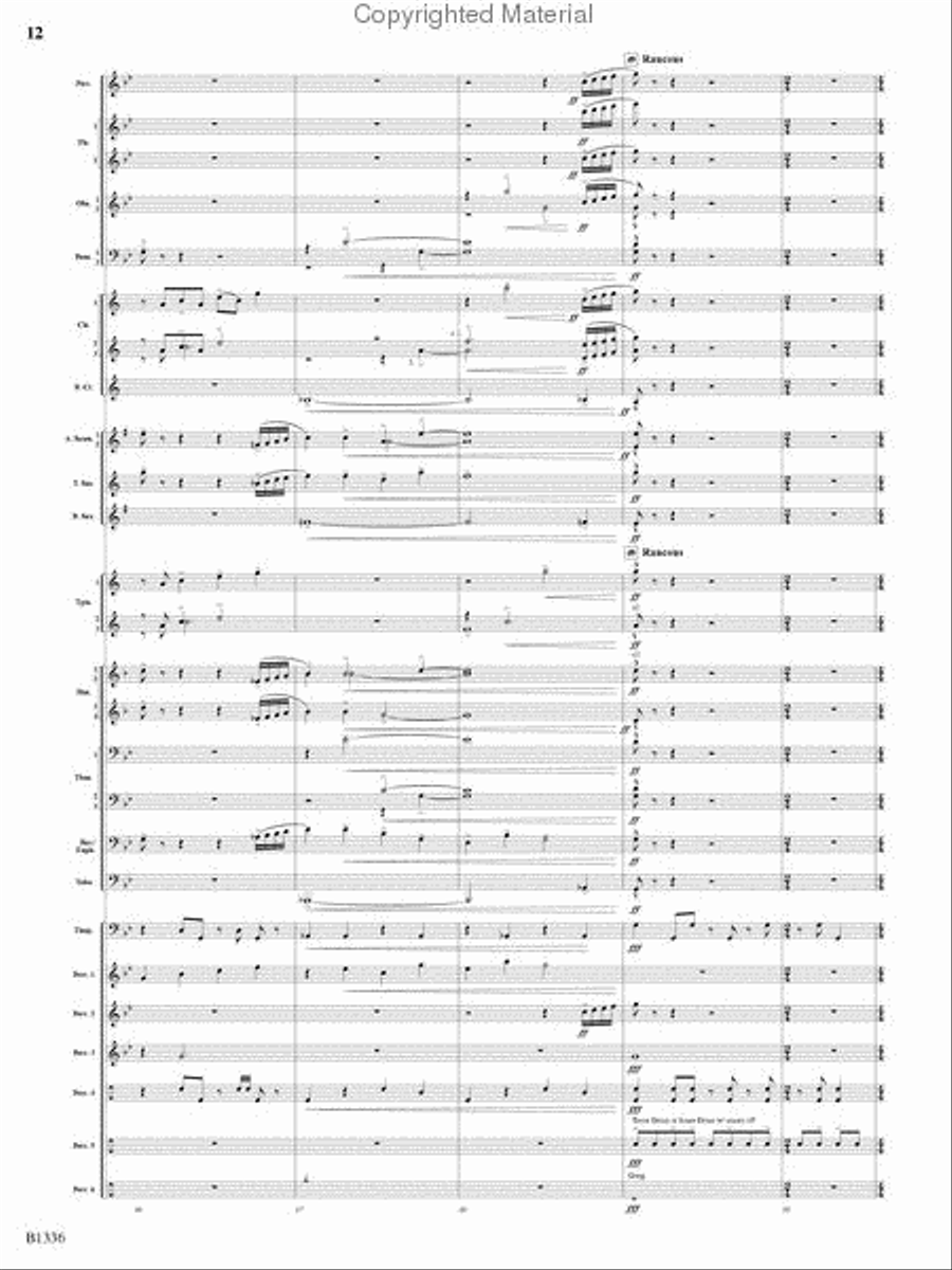 Dreams and Proclamations Concert Band scores gallery preview page 11