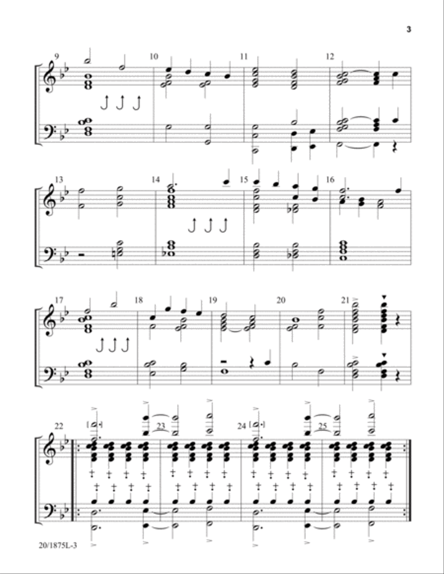 Christ Is Alive! Let Christians Sing 5-Octaves scores gallery preview page 3