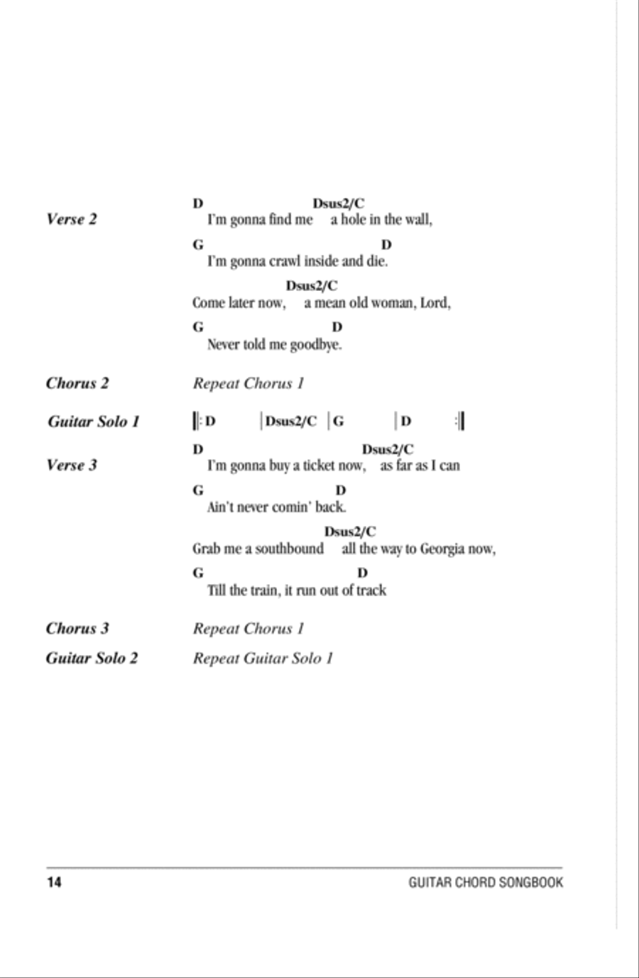 Can't You See Acoustic Guitar scores gallery preview page 2