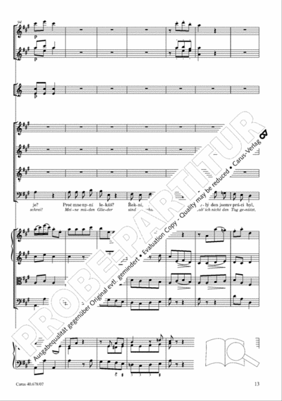 Missa pastoralis bohemica 4-Part scores gallery preview page 26