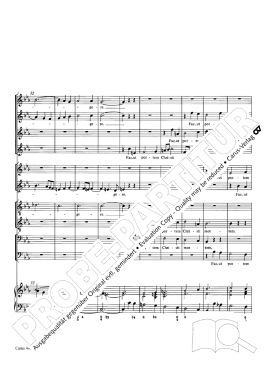 Stabat mater Choir scores gallery preview page 63