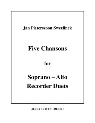 Eight Sweelinck Duets for S-A Recorders