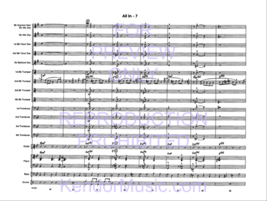 All In All In Jazz Ensemble scores gallery preview page 9