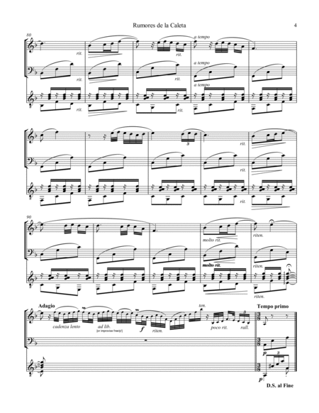 Rumores de la Caleta Op. 71 No. 6 for violin, cello and guitar image number null