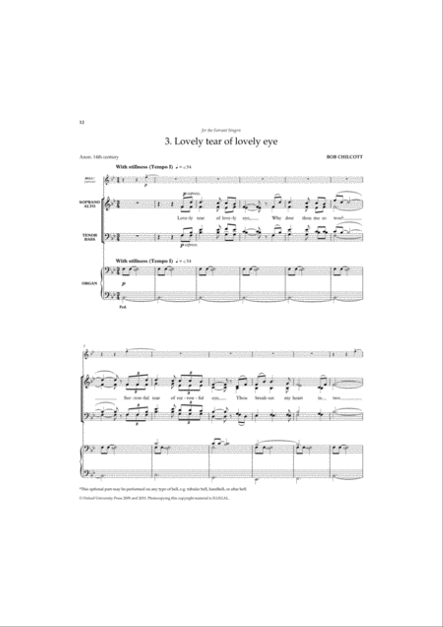 Salisbury Motets Salisbury Motets 4-Part scores gallery preview page 4