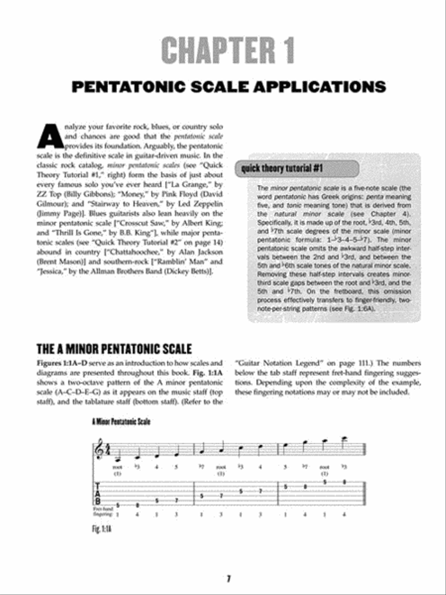 Soloing Strategies for Guitar Guitar Tablature scores gallery preview page 3