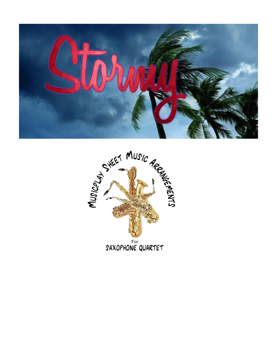 Stormy Saxophone Quartet scores gallery preview page 1