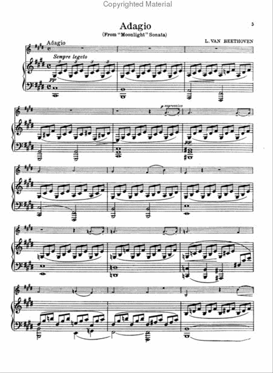 Violin Pieces the Whole World Plays Violin Solo scores gallery preview page 4