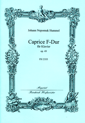 Caprice F-Dur , op. 49