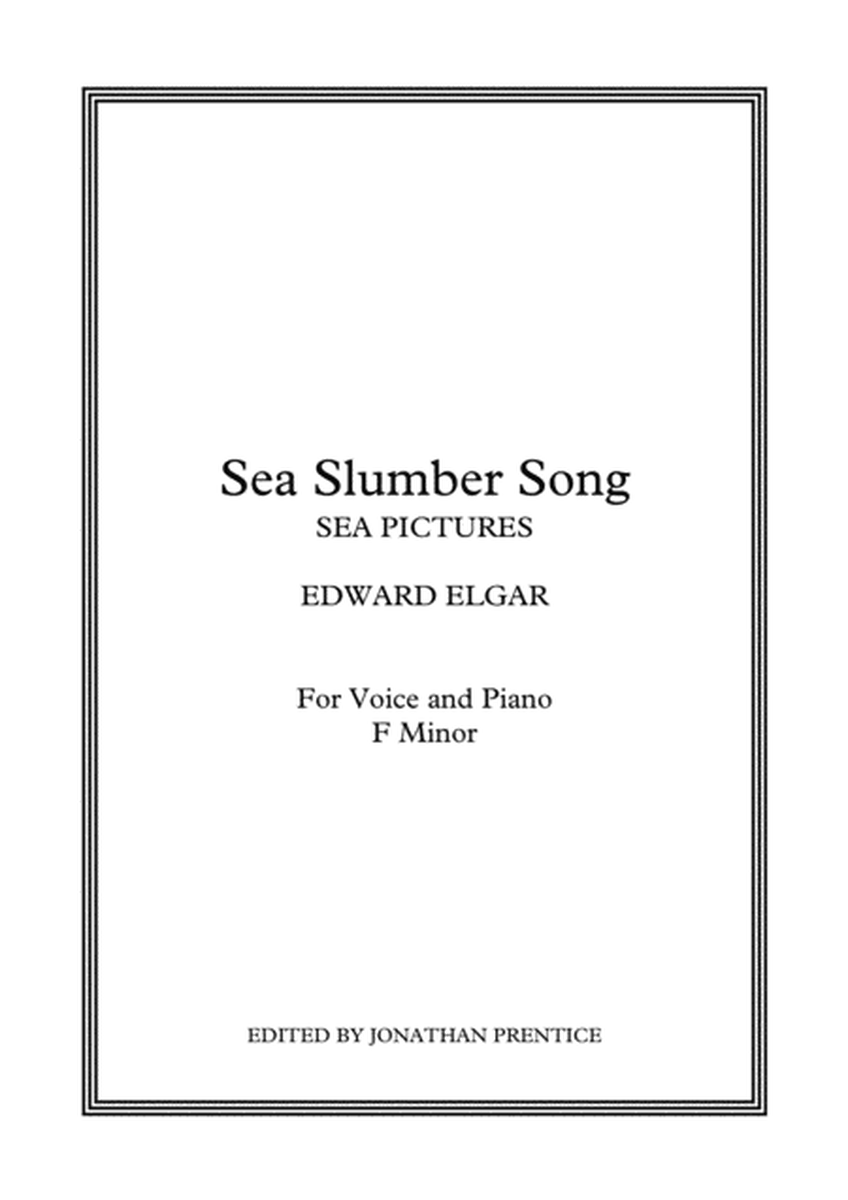 Sea Slumber Song - Sea Pictures (F Minor) image number null