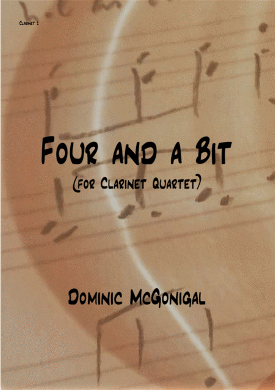 Four And A Bit (Clarinet Quartet) Clarinet Quartet scores gallery preview page 3