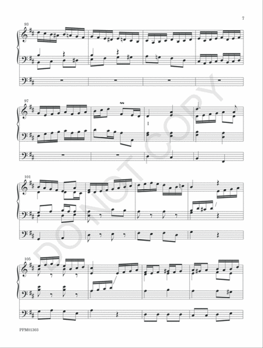 Concerto in D Organ Solo scores gallery preview page 10