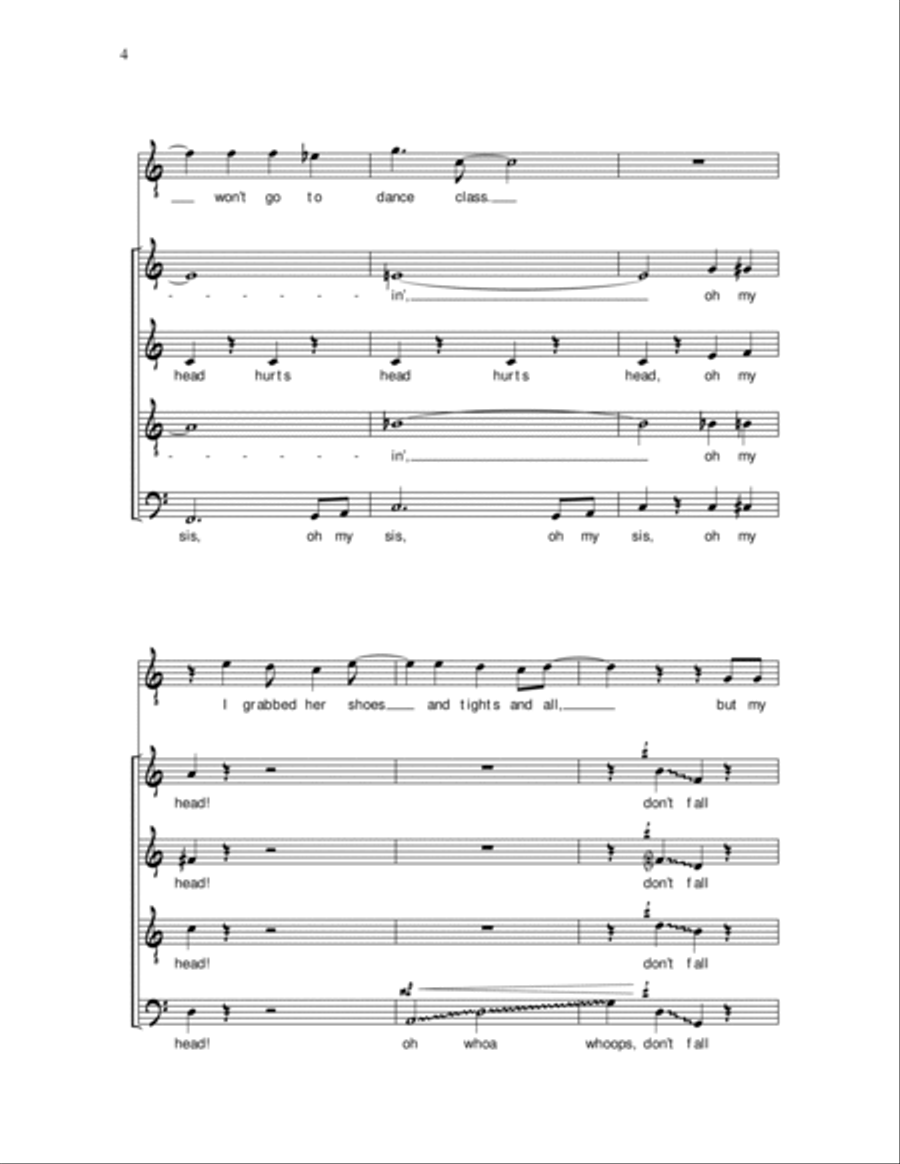 I Can Do That I Can Do That 4-Part scores gallery preview page 4