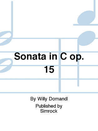 Sonata in C op. 15