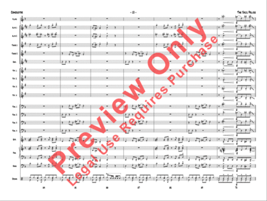 The Jazz Police The Jazz Police Jazz Ensemble scores gallery preview page 13