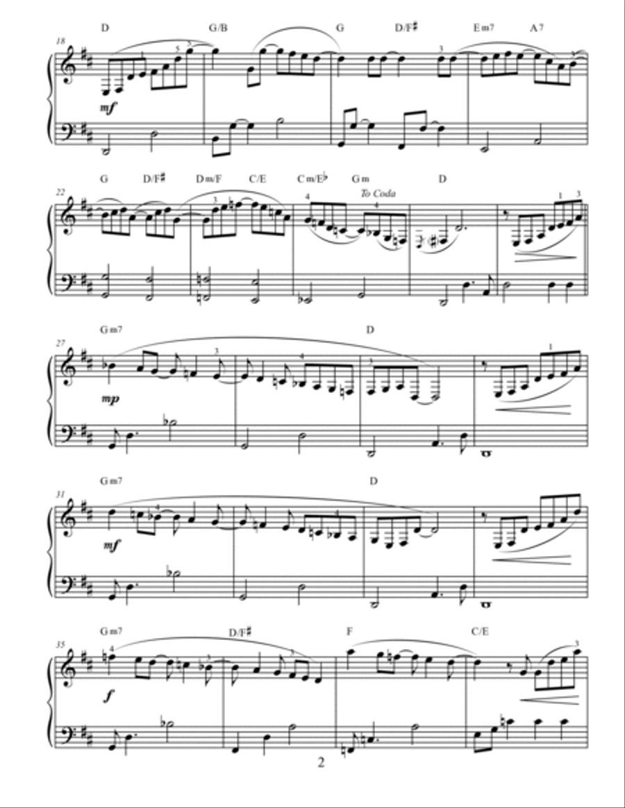 Summer's Last Song Piano Solo scores gallery preview page 3