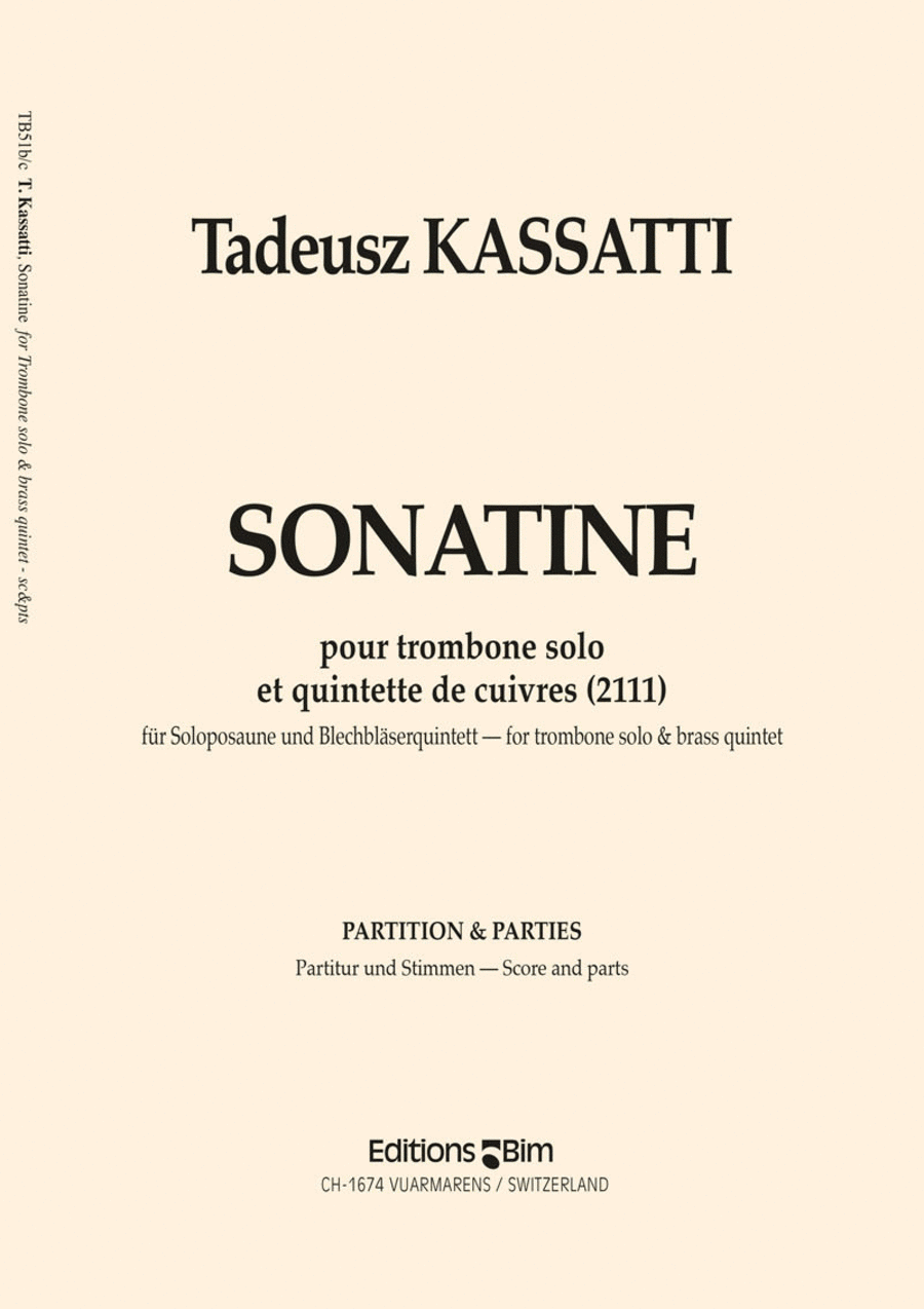 Sonatine Brass Quintet scores gallery preview page 1