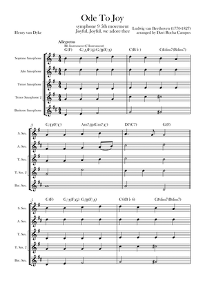 Ode To joy (Symphony 9 5th movement)