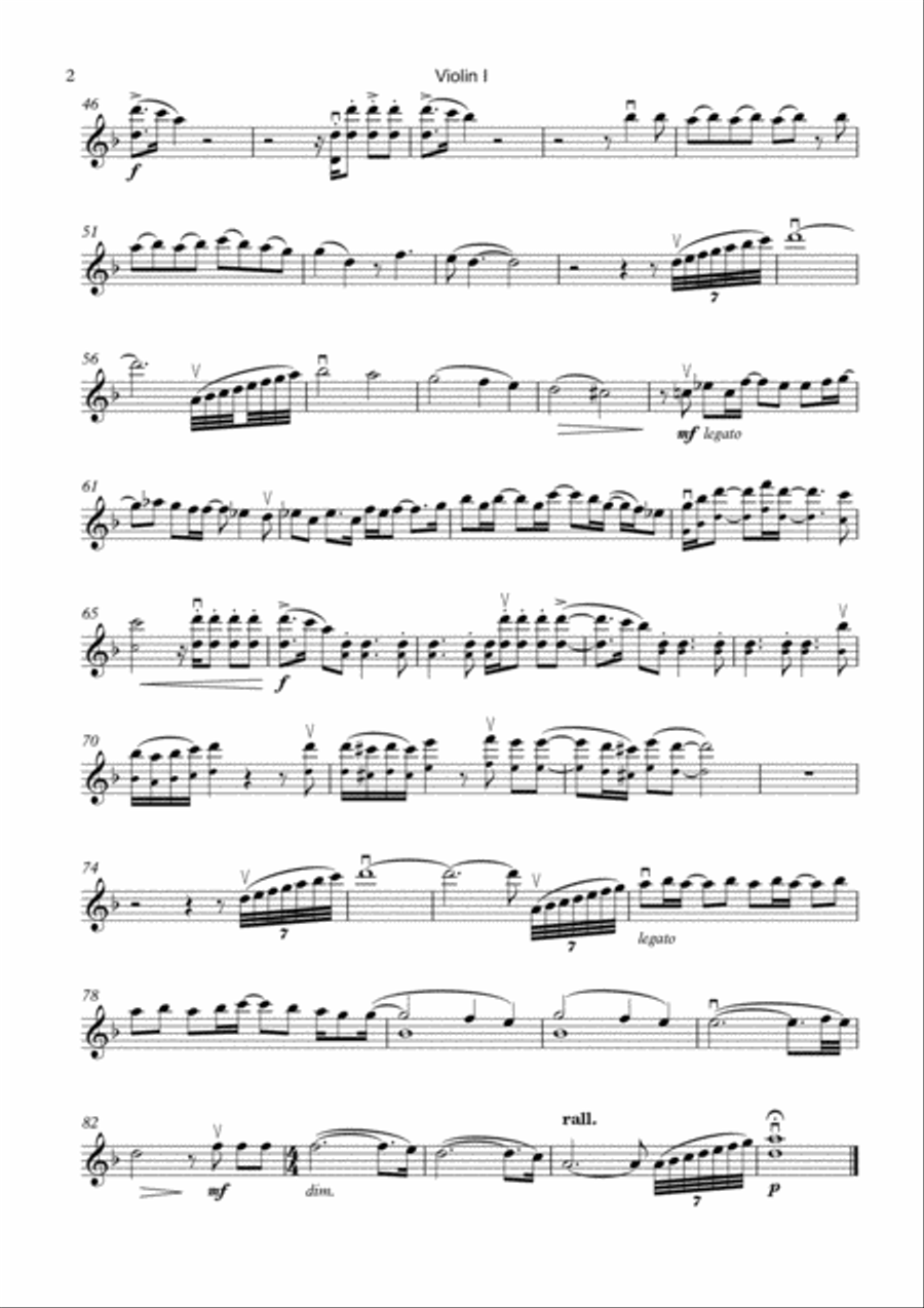 The Show Must Go On String Quartet scores gallery preview page 4