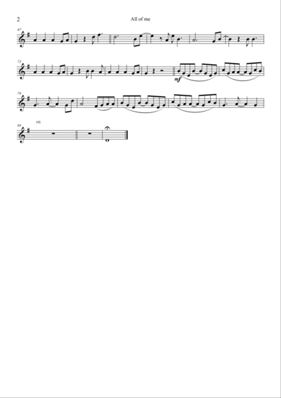 All Of Me Small Ensemble scores gallery preview page 4