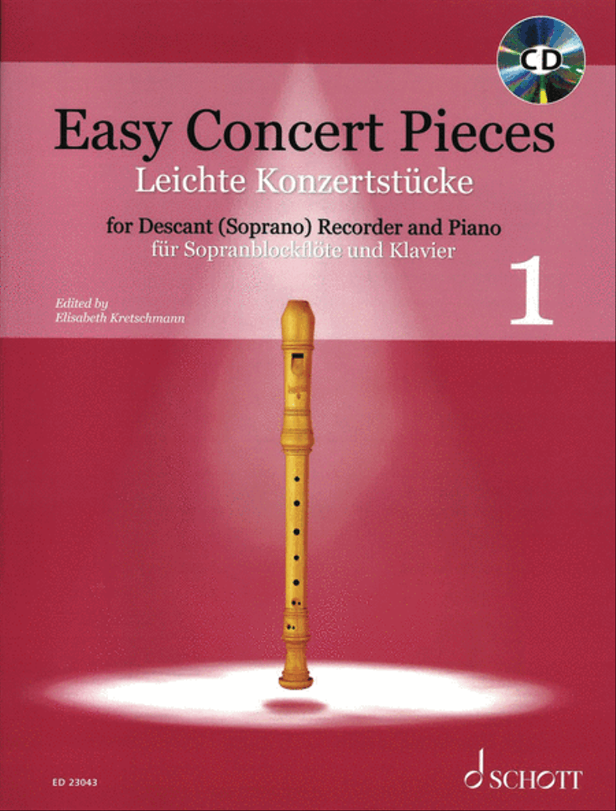 Easy Concert Pieces, Book 1 Recorder scores gallery preview page 1