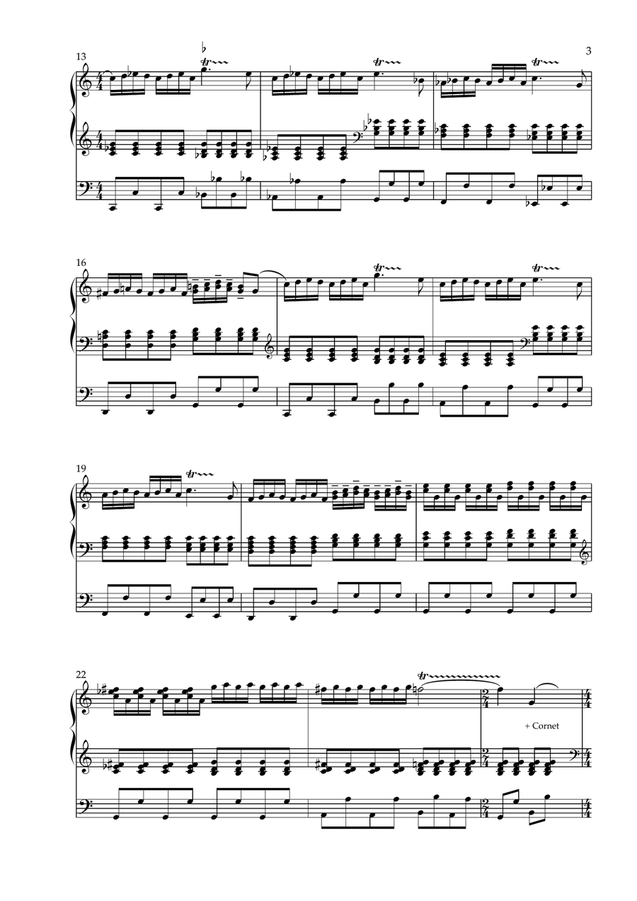 fantasie Op bergen en in dalen Organ Solo scores gallery preview page 3