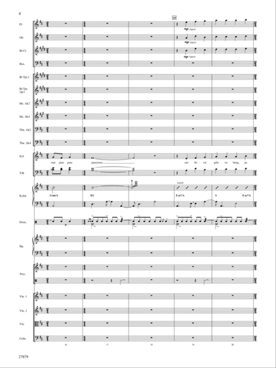The Little Drummer Boy Choir scores gallery preview page 5