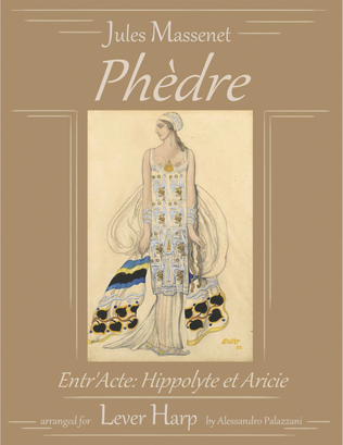 Book cover for PHEDRE entr'acte: Hippolyte et Aricie - Solo Lever Harp