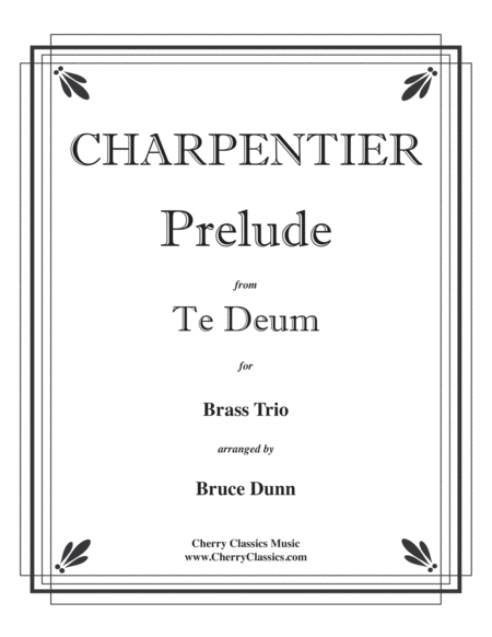 Prelude to Te Deum for Brass Trio