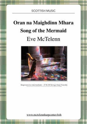 Book cover for Oran na Maighdinn Mhara - beginner & 27 / 34 String Harp | McTelenn Harp Center