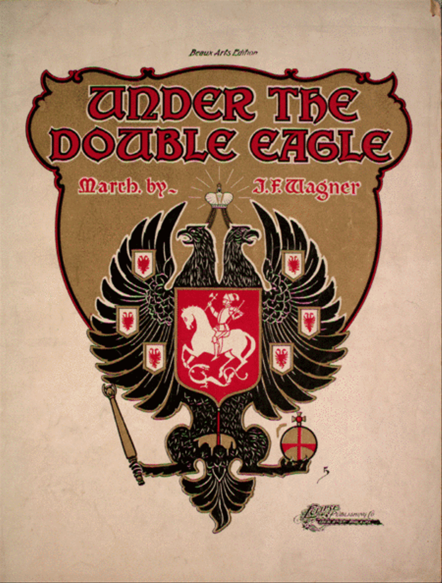 Under the Double Eagle. March Piano Solo scores gallery preview page 1