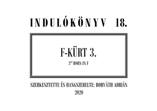 Book cover for Indulókönyv 2020 - 18 F-kürt 3