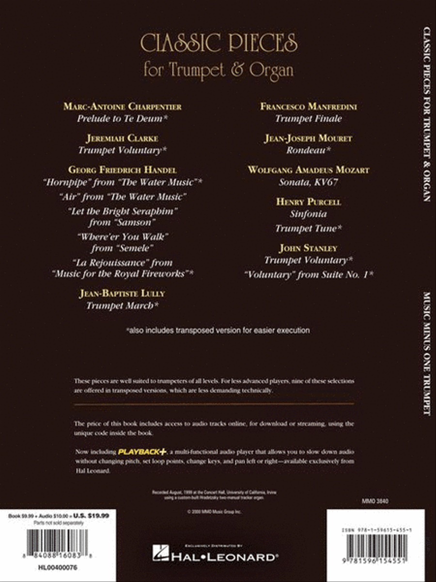 Classic Pieces for Trumpet & Organ - Music Minus One Trumpet scores gallery preview page 8