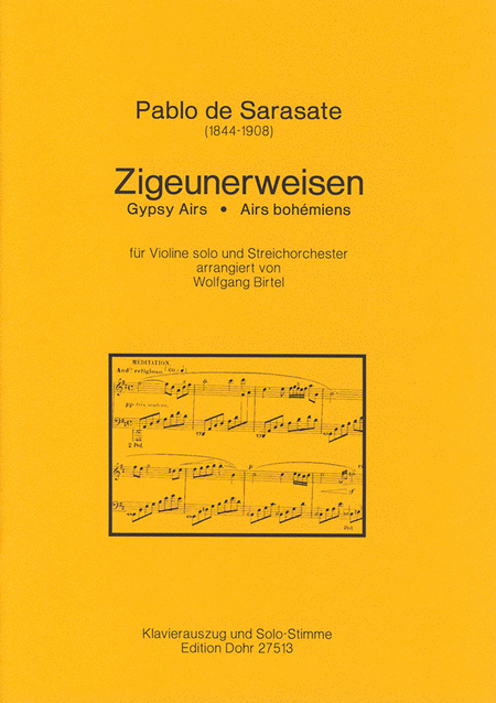 Zigeunerweisen op. 20 (fur Violine und Streichorchester arrangiert)