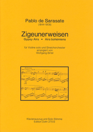 Book cover for Zigeunerweisen für Violine und Klavier op. 20