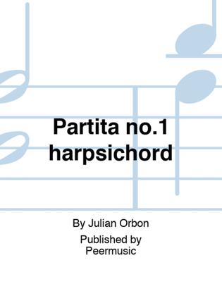 Partita no.1 harpsichord