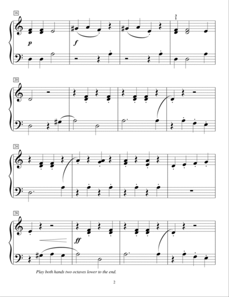 Monster March Piano Method scores gallery preview page 2