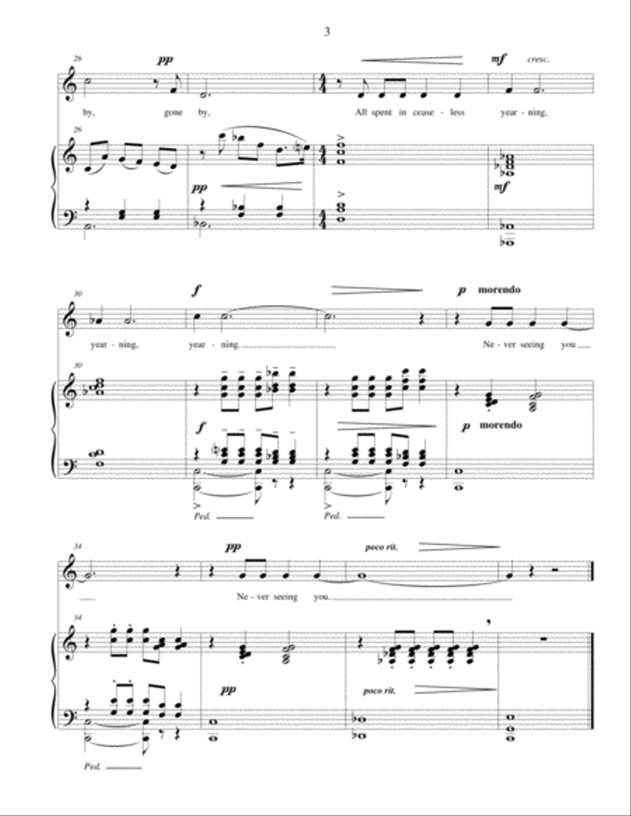 Kyoto Dreams. Five Japanese songs for mezzo-soprano and Piano Mezzo-Soprano Voice scores gallery preview page 6
