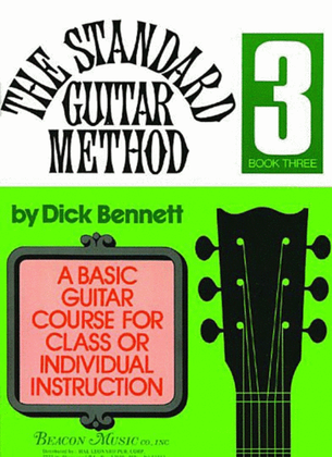 Book cover for Standard Guitar Method Book 3