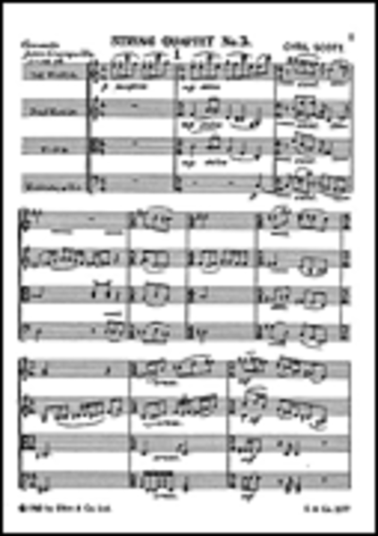 Scott: String Quartet No.3 (Score)