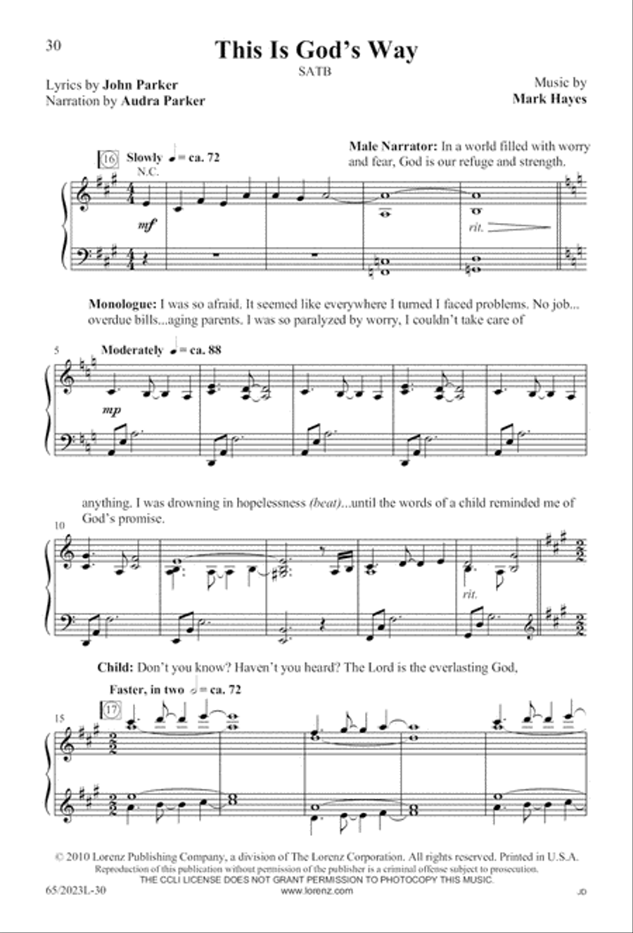 Child of Hope 4-Part scores gallery preview page 31