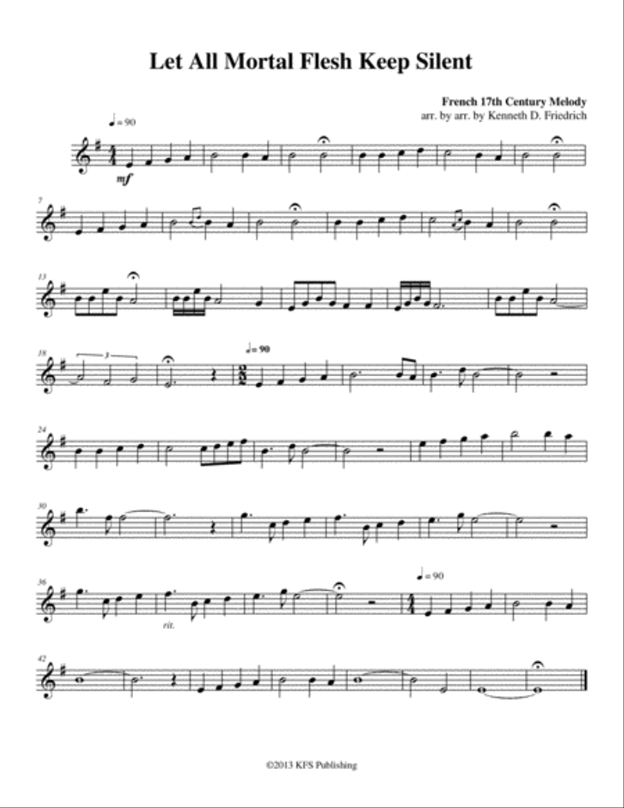 52 Selected Hymns for the Solo Performer - clarinet Clarinet Solo scores gallery preview page 4