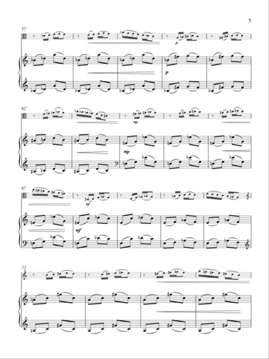 Viola Sonata Piano Accompaniment scores gallery preview page 6