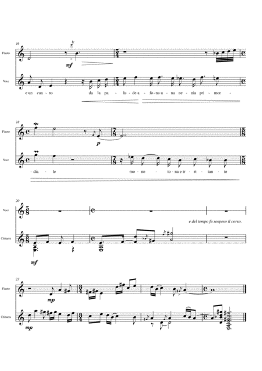La notte La notte Small Ensemble scores gallery preview page 3