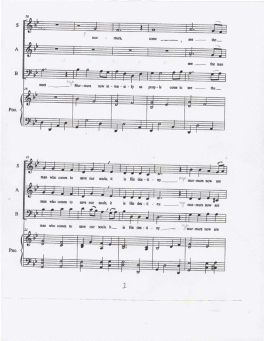 Whispers from the Shadows 3-Part scores gallery preview page 2