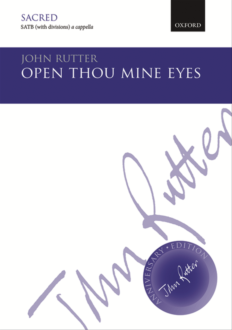 Open thou mine eyes Divisi scores gallery preview page 1