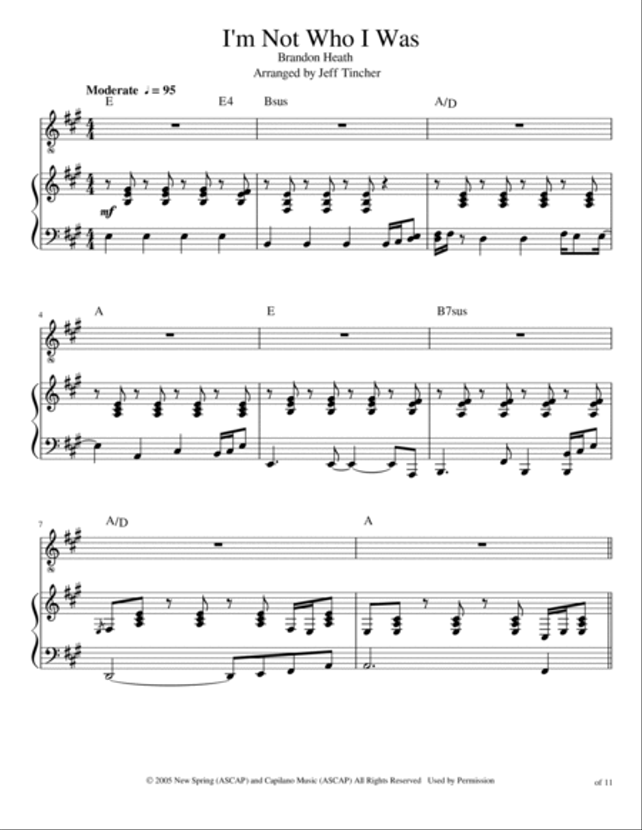 I'm Not Who I Was Voice scores gallery preview page 2